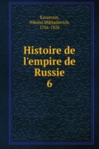 Histoire de l'empire de Russie