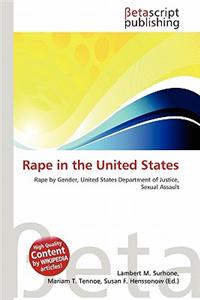 Rape in the United States