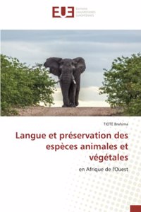 Langue et préservation des espèces animales et végétales