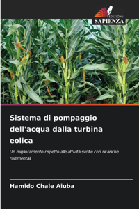 Sistema di pompaggio dell'acqua dalla turbina eolica