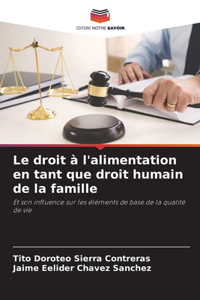 Le droit à l'alimentation en tant que droit humain de la famille