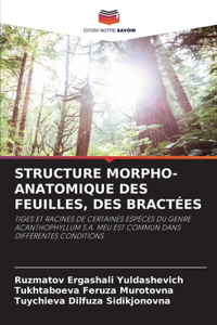 Structure Morpho-Anatomique Des Feuilles, Des Bractées