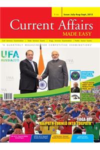 Current Affairs Quarterly issue (July- September 2015)