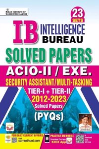 IB Intelligence Bureau ACIO - 2 / Executive Tier 1 & Tier 2 PYQs (English Medium) (4574)