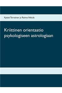 Kriittinen orientaatio psykologiseen astrologiaan