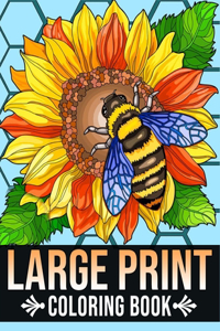 Large Print Coloring Book