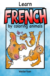 Learn French by coloring animals