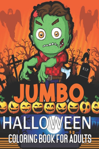 Jumbo Halloween Coloring Book for Adults