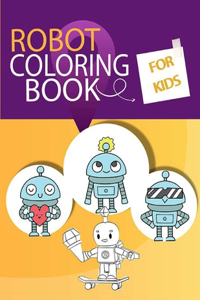 Robot Coloring Book for kids