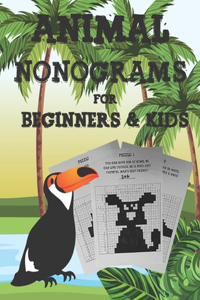 Animal Nonograms for Beginners and Kids