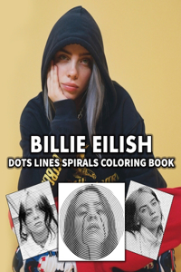 BILLIE EILISH Dots Line Spirals Coloring Book