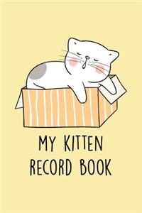 My Kitten Record Book