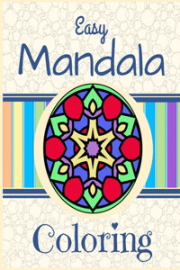Easy Mandala Coloring