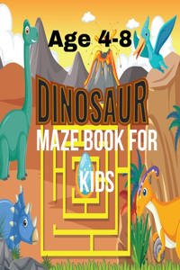 Dinosaur Maze Book For KIds