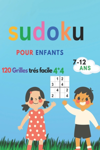 sudoku pour enfants 120 Grilles trés facile 4*4