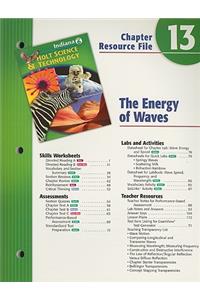 Indiana Holt Science & Technology Chapter 13 Resource File: The Energy of Waves: Grade 6