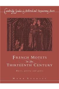 French Motets in the Thirteenth Century