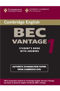 Cambridge BEC Vantage 1