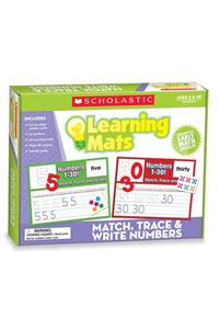 Learning Mats Match, Trace & Write Numbers: Ages 5& Up