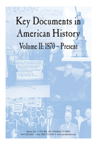 Key Documents in American History Volume II