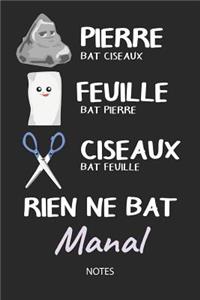 Rien ne bat Manal - Notes