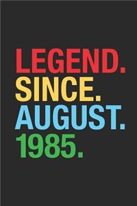 Legend Since August 1985