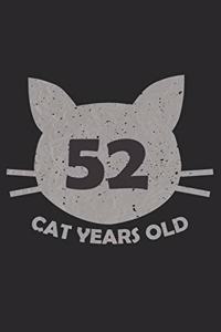 52 Cat Years Old