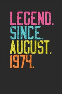 Legend Since August 1974