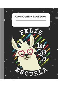 Feliz 1er día de escuela - Composition Notebook