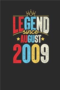 Legend Since August 2009