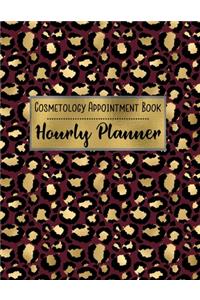 Cosmetology Appointment Book Hourly Planner