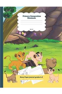 Primary Composition Notebook Story Paper Journal Grades K-2
