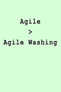 Agile > Agile Washing