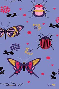 Minibeasts - 2019 & 2020 Mid Year Academic Journal With Mind Maps, Budget Planner, Goal Setting & Inspirational Quotes