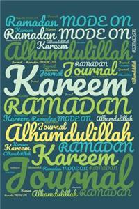 Ramadan Kareem Journal