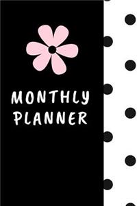 Monthly Planner: The Ultimate Floral 4 Month Undated Planner is a 6X9 121 Page Diary For: Any Student, Mom or Busy Professional That Loves a Daily, Weekly or Monthly