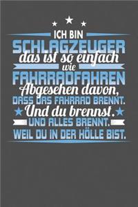 Ich Bin Schlagzeuger Das Ist So Einfach Wie Fahrradfahren. Abgesehen Davon, Dass Das Fahrrad brennt. Und Du Brennst. Und Alles Brennt. Weil Du In Der Hölle Bist.