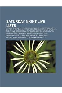 Saturday Night Live Lists