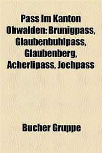 Pass Im Kanton Obwalden