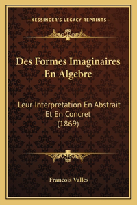 Des Formes Imaginaires En Algebre