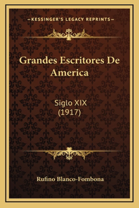 Grandes Escritores De America