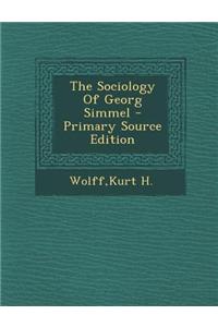 The Sociology of Georg Simmel