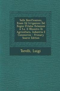 Sulle Bonificazioni, Risaie Ed Irrigazioni del Regno D'Italia; Relazione A S.E. Il Ministro Di Agricoltura, Industria E Commercio