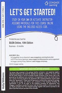 Busn Online, 1 Term (6 Months) Printed Access Card for Kelly/Williams' Busn 10