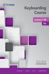 Bundle: Keyboarding Course Lessons 1-25, 20th + Keyboarding in Sam 365 & 2016, 25 Lessons, Multi-Term Printed Access Card