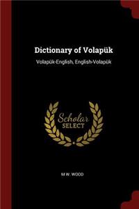 Dictionary of Volapük