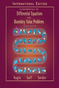 Fundamentals of Differential Equations and Boundary Value Problems