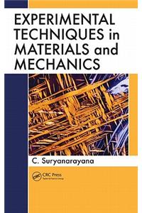 Experimental Techniques in Materials and Mechanics