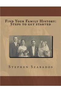 Find Your Family History Steps to get started