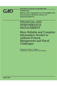 Financial and Performance Management